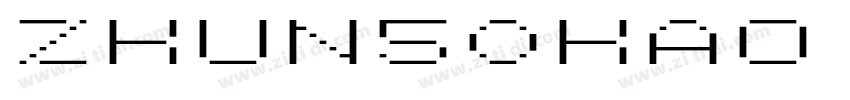 zhun50hao baigetianx字体转换